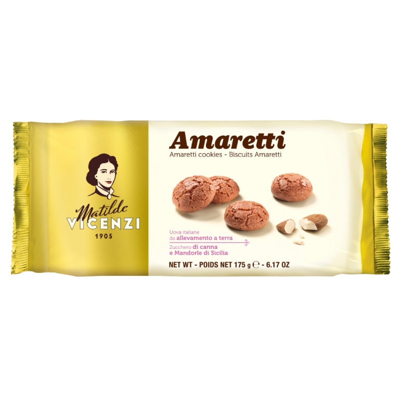 Amaretti Italian Cookies Biscuits Matilde Vicenzi 175g